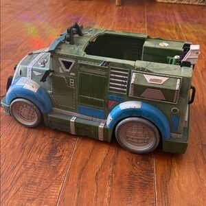 Vintage 2002 TMNT Teenage Mutant Ninja Turtle Battle Shell Armored Truck Toy